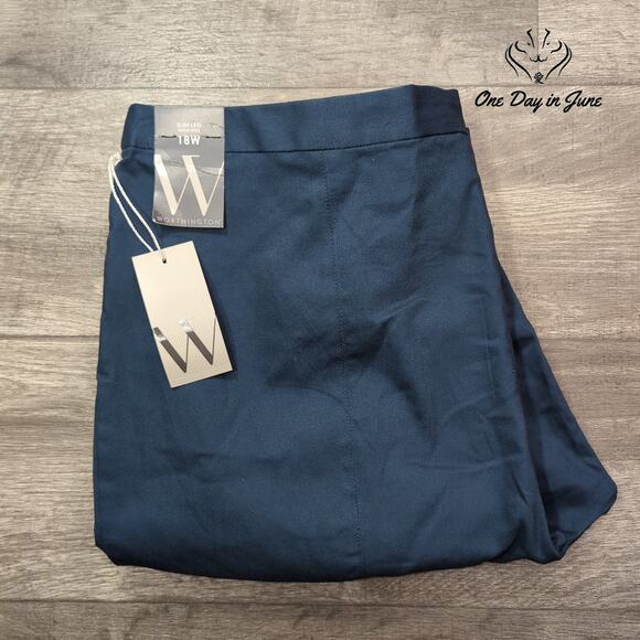 Worthington Plus Size Slim Leg Pants Size 18W - Picture 6 of 6